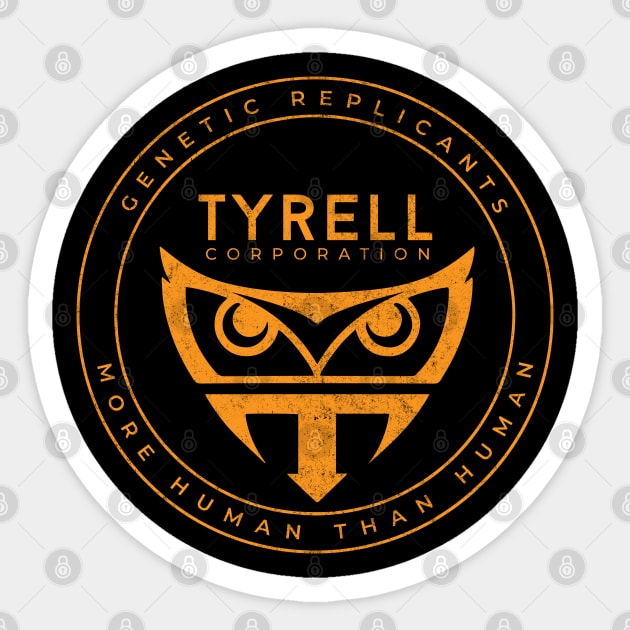 Tyrell Corporation - modern vintage logo Sticker by BodinStreet